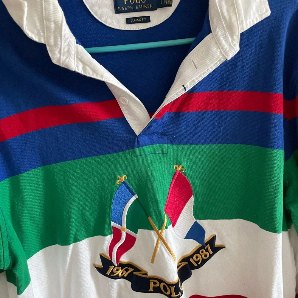 Polo by Ralph Lauren Multicolor Rugby Shirt - Picture 4 of 6